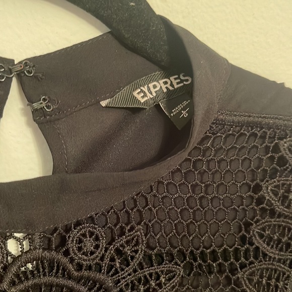 Express Black Blouse size L - Picture 3 of 4